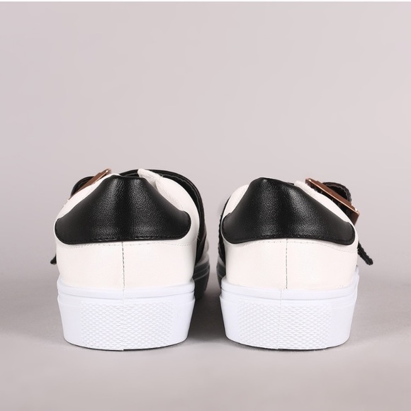 2 Tone Buckle Sneakers - Picture 5 of 7